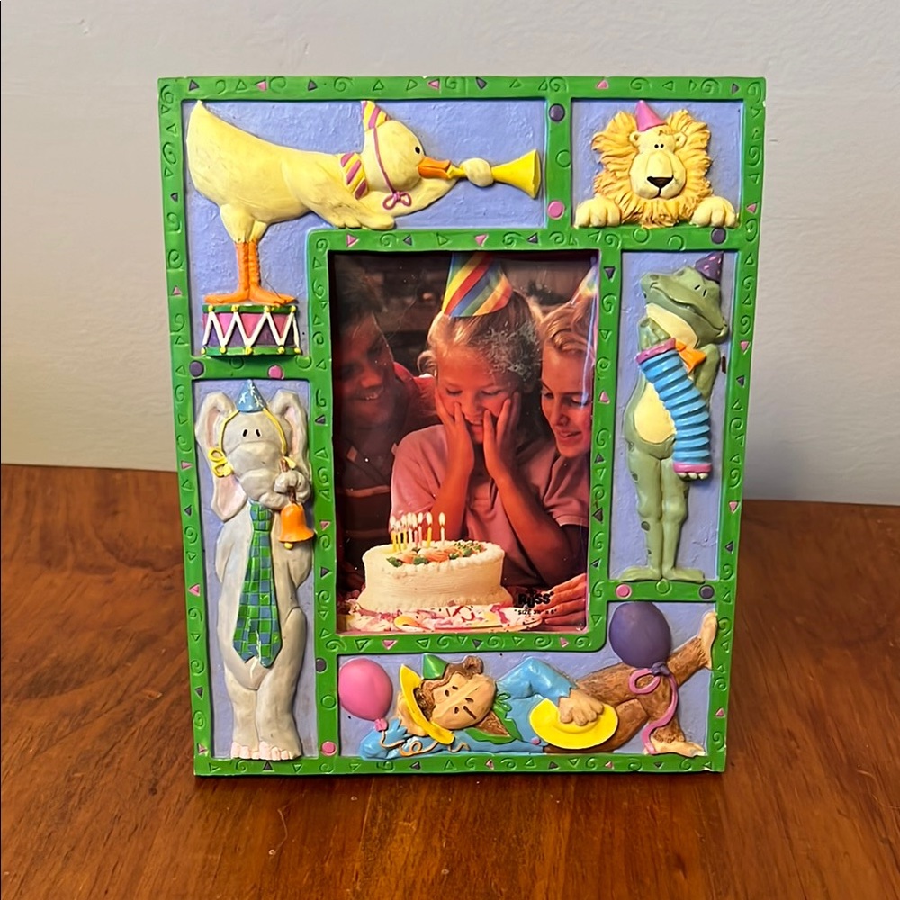 Russ Colorful Animal Party Picture Frame